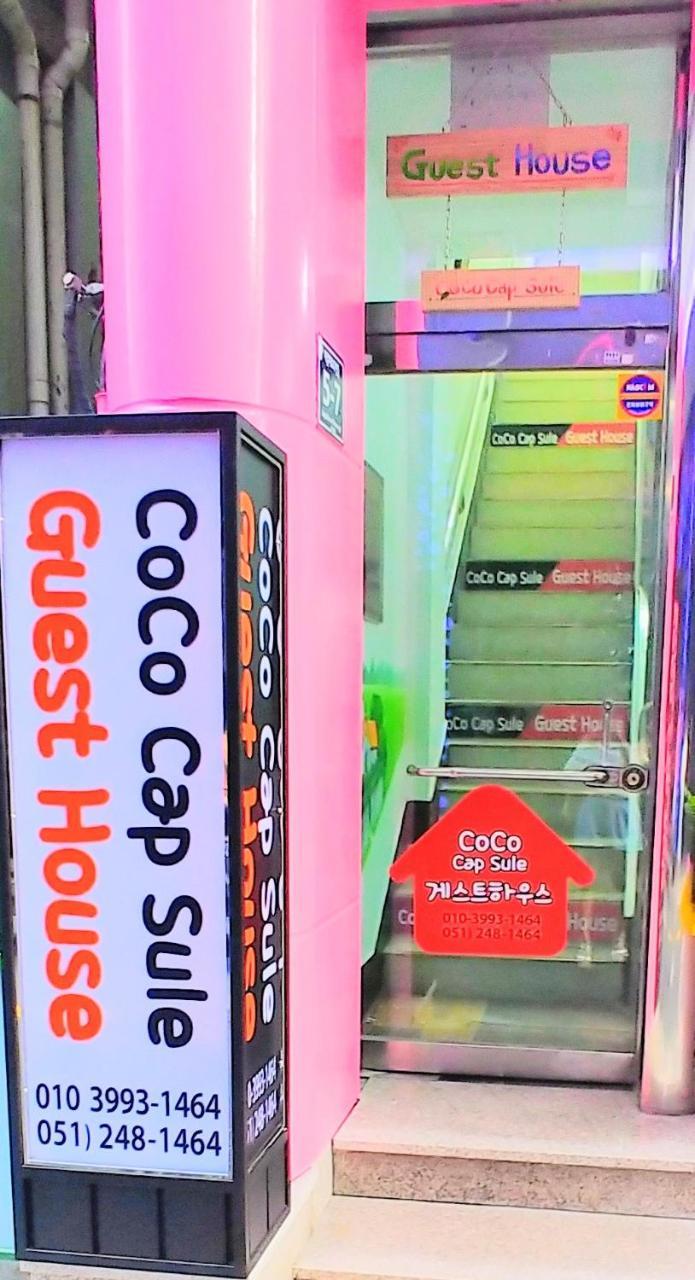 Coco Capsule Guesthouse Busan Exteriör bild